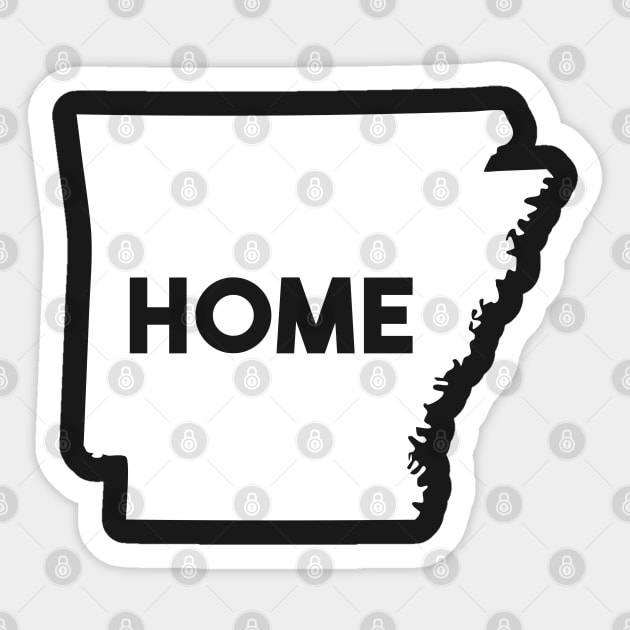 Arkansas Is My Home Design. Graphic Arkansan Tee Sticker by ghsp